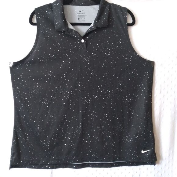 NIKE  dry fit women tops set of 2  white and black XXL - Picture 2 of 14